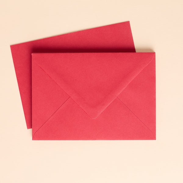 Enveloppes | Premium - C6 Rouge