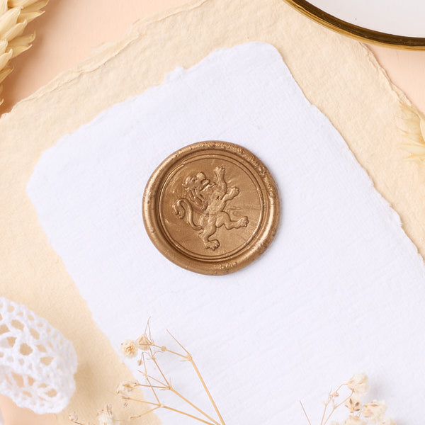 Cachet de cire | Sceau - Lion Blason