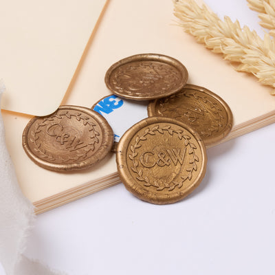 Cachet de cire adhésif